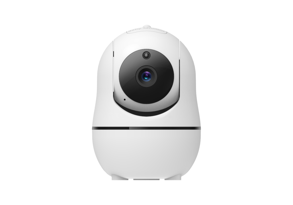 Video babycall-kamera med innebygd mikrofon og høyttaler